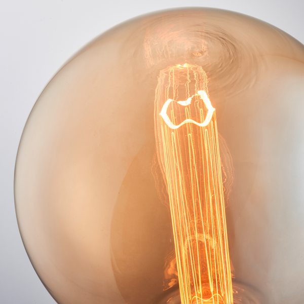 LED-Leuchtmittel Filiano I - Farbglas / Eisen - 1-flammig