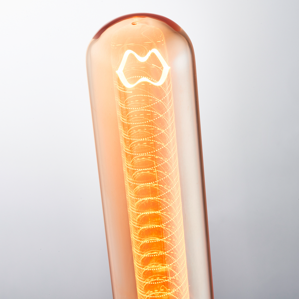 LED-Leuchtmittel Fillau II - Farbglas / Eisen - 1-flammig