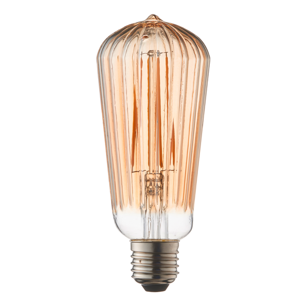 LED-Leuchtmittel Filiam II - Farbglas / Eisen - 1-flammig