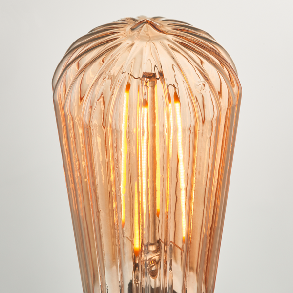LED-Leuchtmittel Filiam II - Farbglas / Eisen - 1-flammig