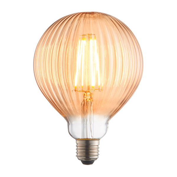 LED-Leuchtmittel Filiam - Farbglas / Eisen - 1-flammig