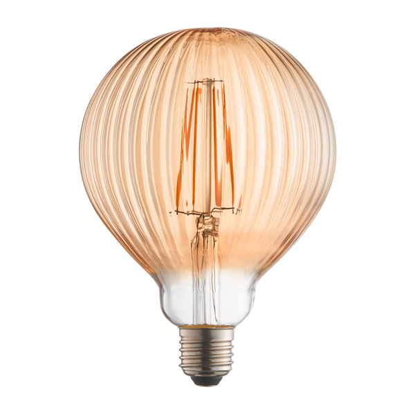 LED-Leuchtmittel Filiam - Farbglas / Eisen - 1-flammig
