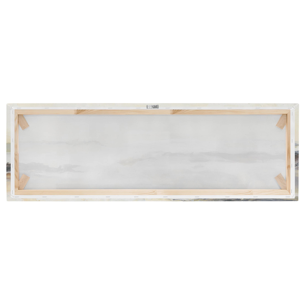 Leinwandbild Fröhlicher Horizont I - Beige - 120 x 40 x 2 cm - Breite: 120 cm