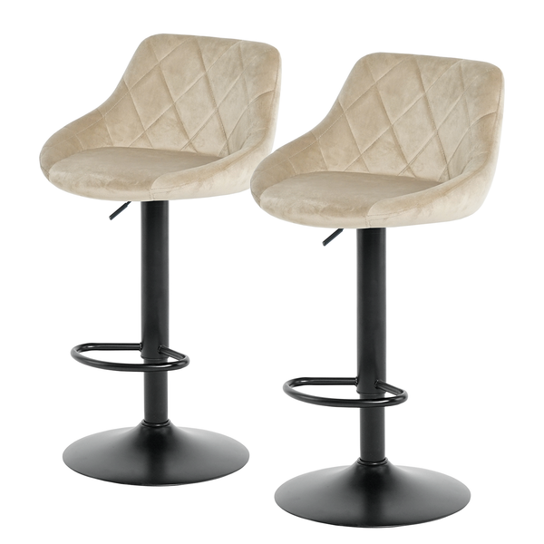 Barstuhl Bromfield II (2er-Set) - Beige
