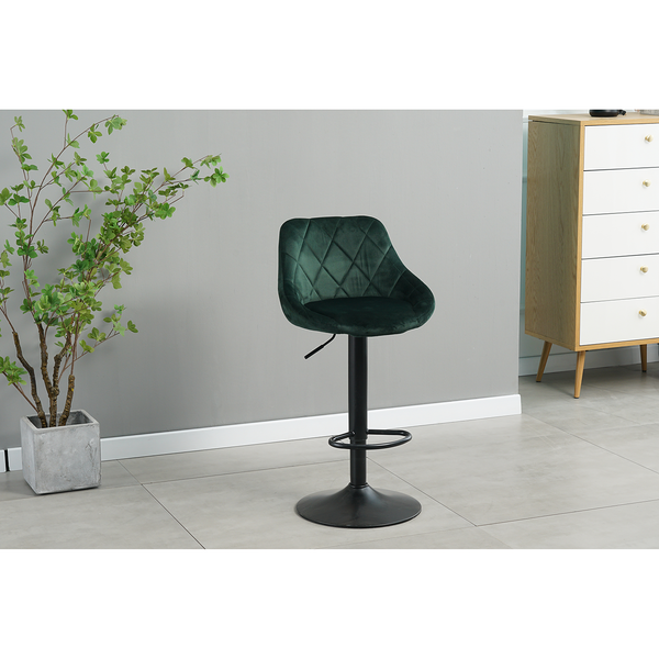 Barstuhl Bromfield II (2er-Set) - Dunkelgrün