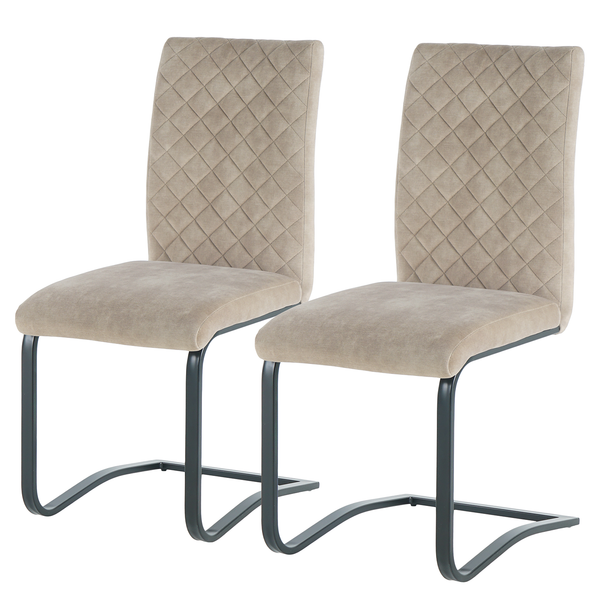 Freischwinger Nutley II (2er-Set) - Beige