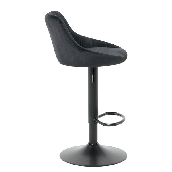 Barstuhl Bromfield II (2er-Set) - Schwarz