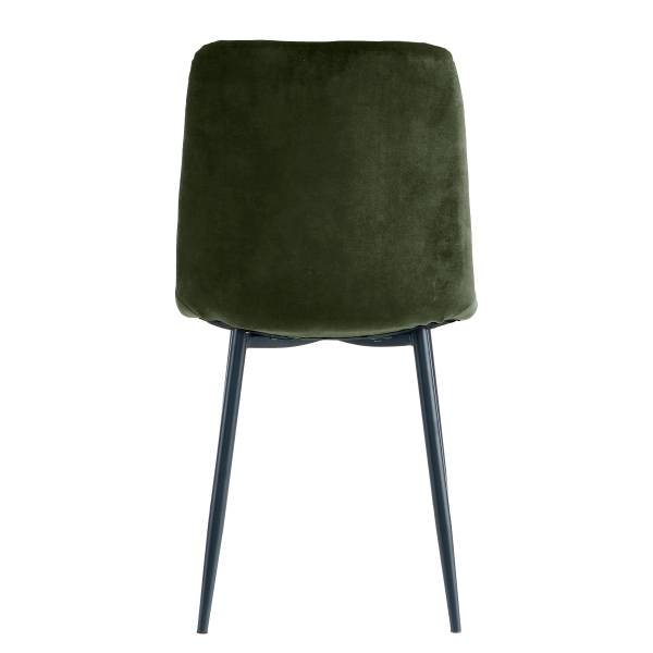 Esszimmerstuhl Mompeo 2er-Set - Olivgrün