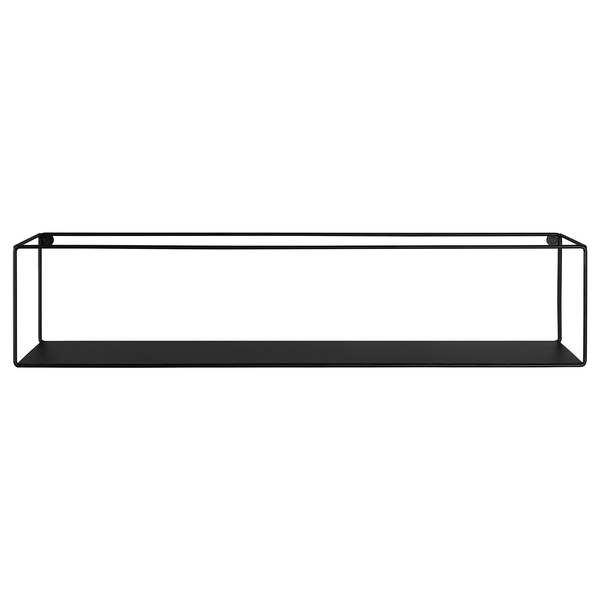 Wandregal Tarifa 2er-Set - Metall - Schwarz