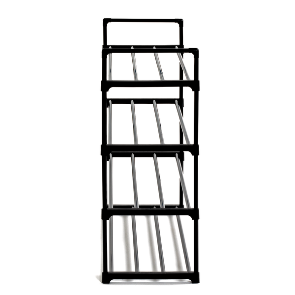 Schuhregal Janek - Metall - Schwarz