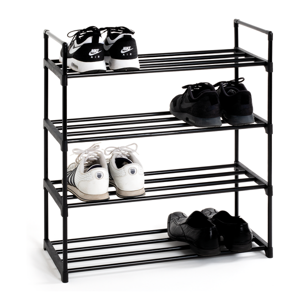 Schuhregal Janek - Metall - Schwarz