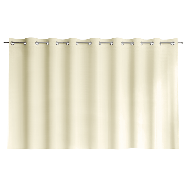 Ösenschal Oilie - Polyester - Ecru - 300 x 160 cm