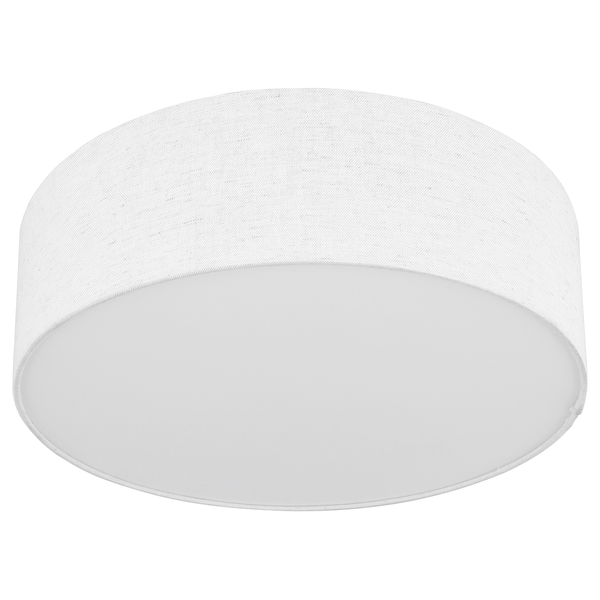 Deckenleuchte Ava II - Flachgewebe / Eisen - 3-flammig