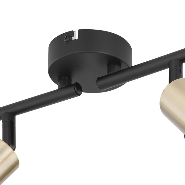 Deckenleuchte Xara VII - Eisen - 4-flammig