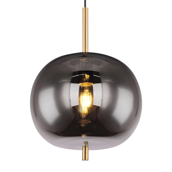 Pendelleuchte Blacky V - Glas / Eisen - 1-flammig