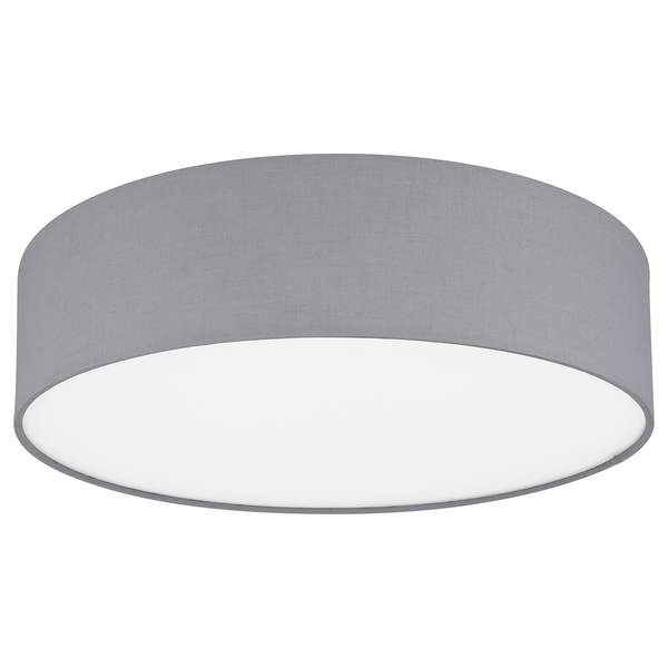 Deckenleuchte Sanna I - Flachgewebe / Eisen - 3-flammig