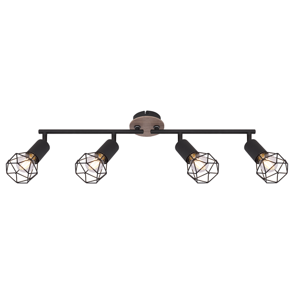 Deckenleuchte Xara IX - Eisen - 4-flammig