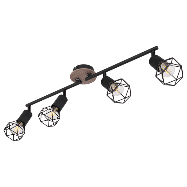 Deckenleuchte Xara IX - Eisen - 4-flammig