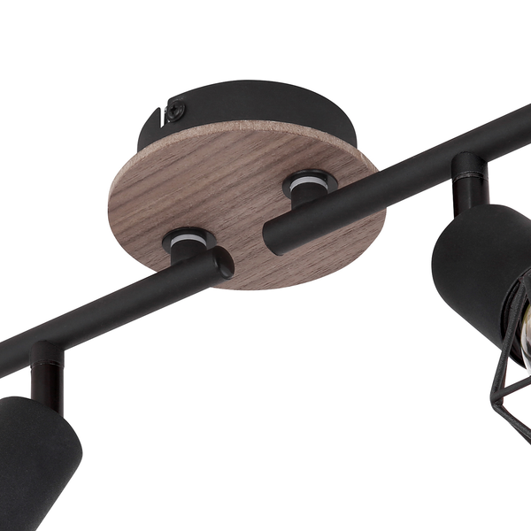 Deckenleuchte Xara IX - Eisen - 4-flammig