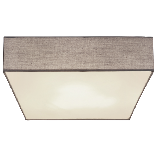 Deckenleuchte Sanna II - Flachgewebe / Eisen - 3-flammig