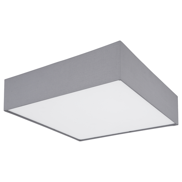 Deckenleuchte Sanna II - Flachgewebe / Eisen - 3-flammig