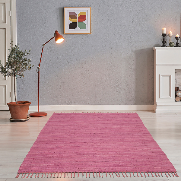 Teppich Happy Cotton - Baumwolle - Beere - 160 x 230 cm