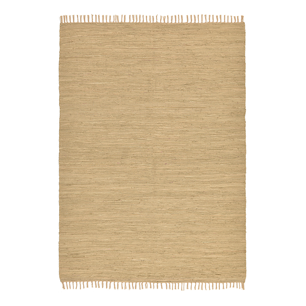 Teppich Happy Cotton - Baumwolle - Beige - 40 x 60 cm