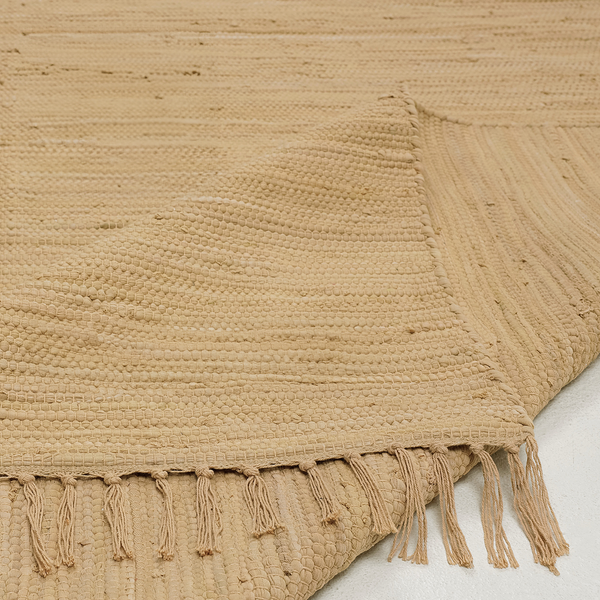 Teppich Happy Cotton - Baumwolle - Beige - 40 x 60 cm