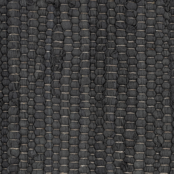 Teppich Happy Cotton - Baumwolle - Anthrazit - 70 x 140 cm