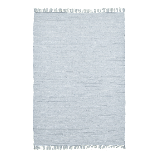 Teppich Happy Cotton - Baumwolle - Grau - 60 x 120 cm