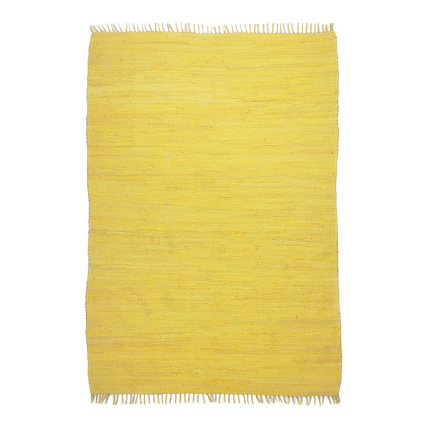 Teppich Happy Cotton - Baumwolle - Gelb - 90 x 160 cm