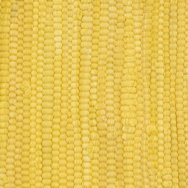 Teppich Happy Cotton - Baumwolle - Gelb - 90 x 160 cm
