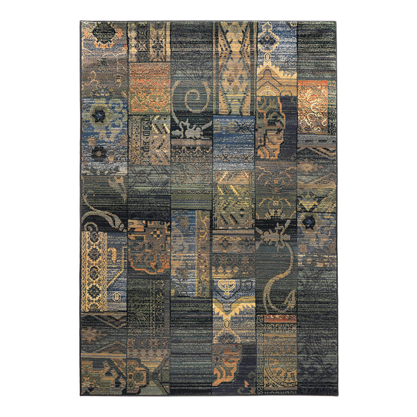 Kurzflorteppich Gabiro 5504 - Polypropylene - Blau - 60 x 90 cm