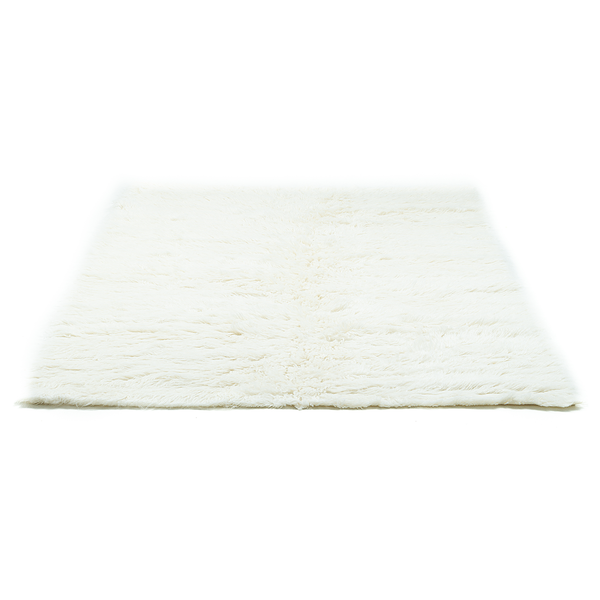 Wollteppich Flokos 1250 - Schurwolle - Weiß - 190 x 290 cm