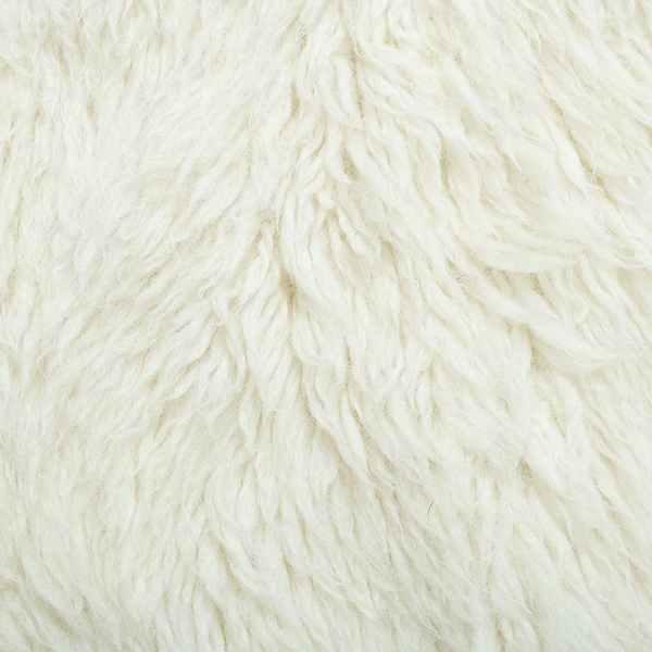 Wollteppich Flokos 1250 - Schurwolle - Weiß - 190 x 290 cm