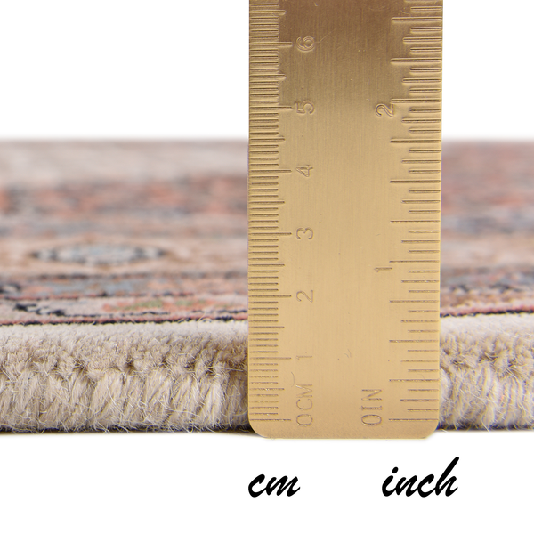 Wollteppich Benares Bidjar - 100 % Schurwolle - Creme - 70 x 140 cm