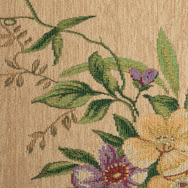 Kurzflorteppich Flomi Sagrini - Mischgewebe - Beige - 70 x 120 cm