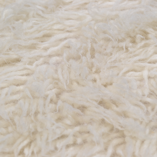 Bettumrandung Flokos 1250 (3-teilig) - Schurwolle - Natural
