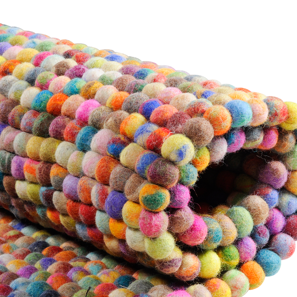 Wollteppich Felty 2.2 II - Schurwolle - Multicolor - 40 x 60 cm