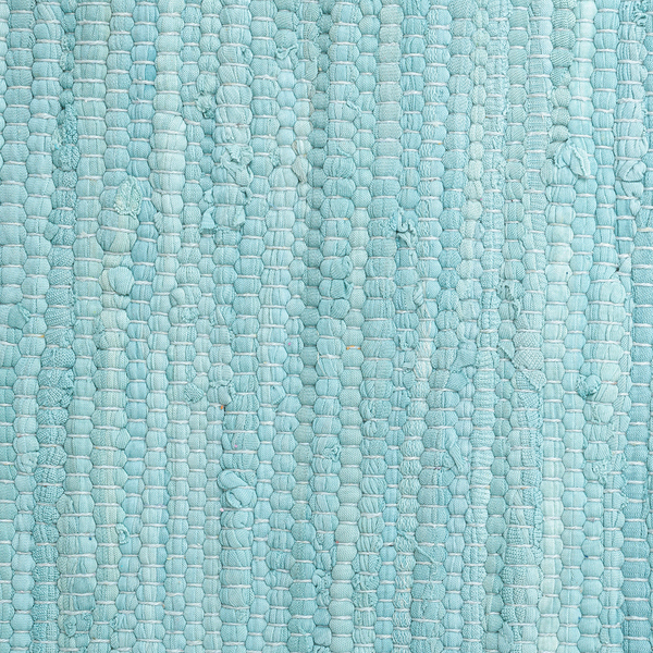 Teppich Happy Cotton - Baumwolle - Hellblau - 60 x 120 cm