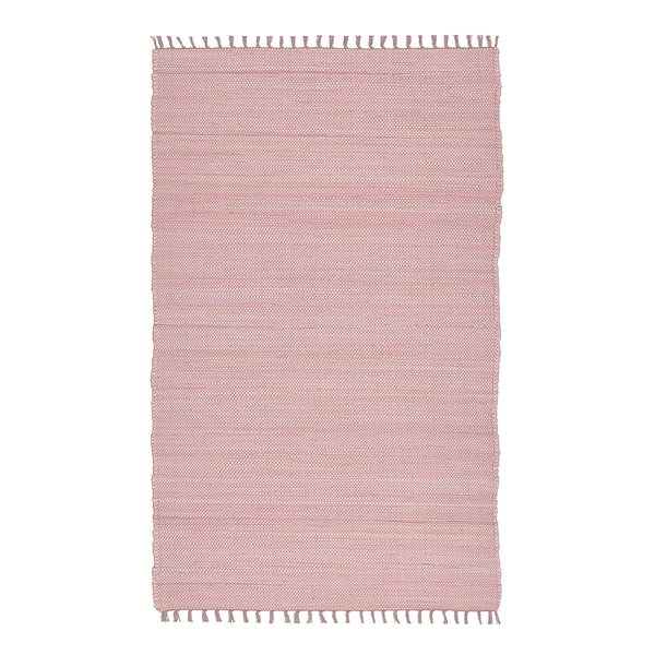 Teppich Happy Cotton - Baumwolle - Rosa - 90 x 160 cm
