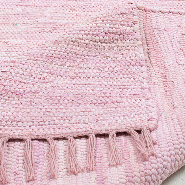 Teppich Happy Cotton - Baumwolle - Rosa - 90 x 160 cm