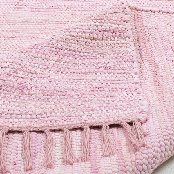 Teppich Happy Cotton - Baumwolle - Rosa - 40 x 60 cm