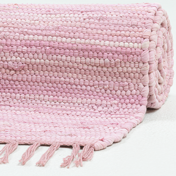 Teppich Happy Cotton - Baumwolle - Rosa - 160 x 230 cm