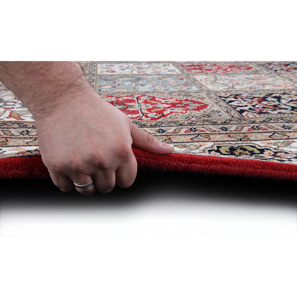 Wollteppich Benares Bachtiari - 100 % Schurwolle - Rot - 60 x 90 cm