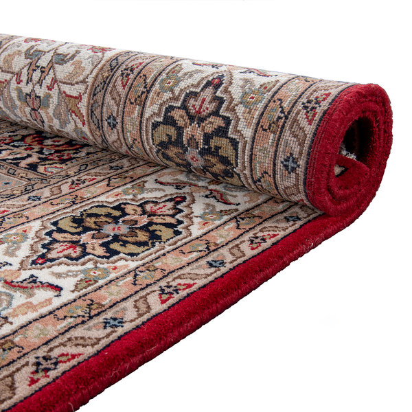 Wollteppich Benares Bachtiari - 100 % Schurwolle - Rot - 60 x 90 cm