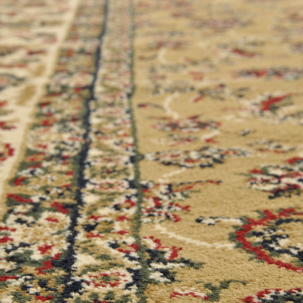 Kurzflorteppich Hamadan - Polypropylen - Beige - 80 x 150 cm