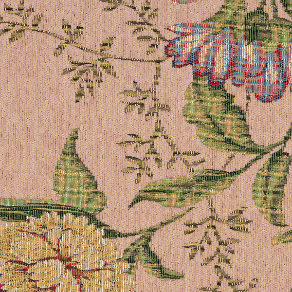 Kurzflorteppich Flomi Sagrini - Mischgewebe - Rosa - 60 x 90 cm