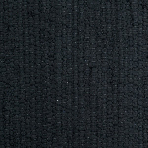Teppich Happy Cotton - Baumwolle - Schwarz - 70 x 140 cm