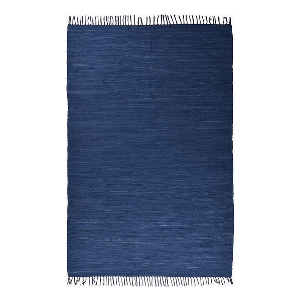 Teppich Happy Cotton - Baumwolle - Blau - 40 x 60 cm